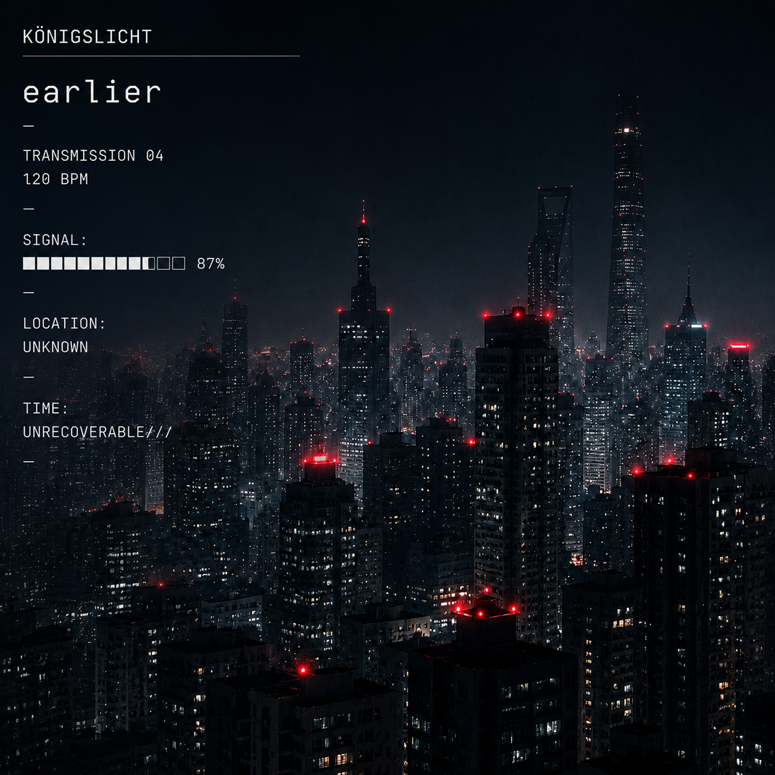 earlier cover artwork